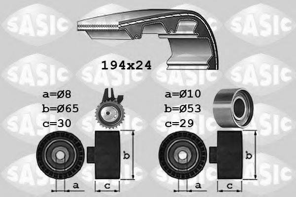 SASIC 1756027 Комплект ремня ГРМ