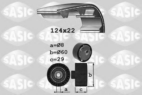 SASIC 1756029 Комплект ремня ГРМ