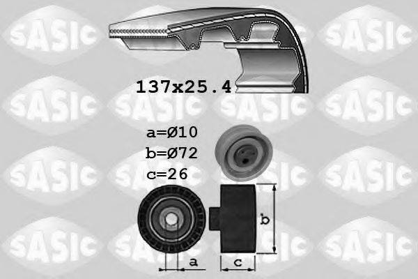 SASIC 1756035 Комплект ремня ГРМ