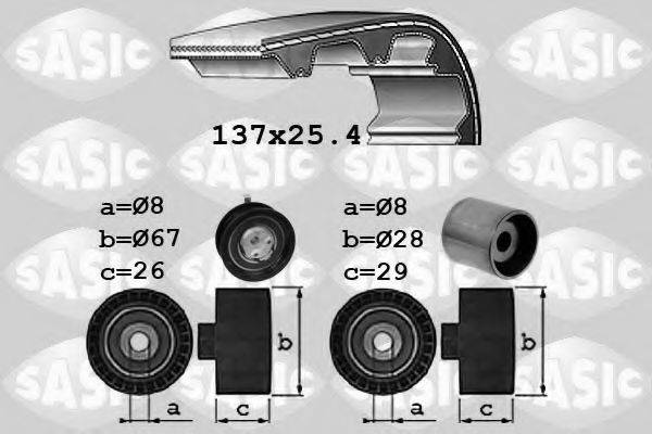 SASIC 1756038 Комплект ремня ГРМ