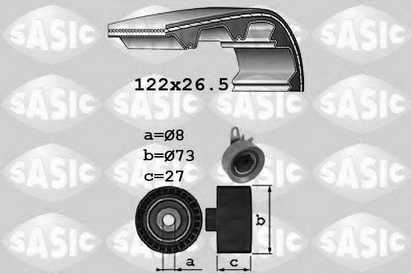 SASIC 1756042 Комплект ремня ГРМ