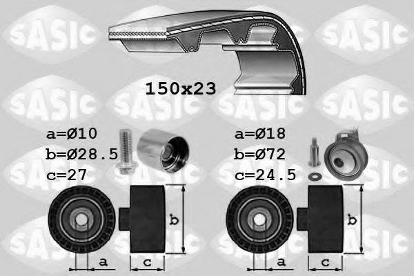 SASIC 1756052 Комплект ремня ГРМ