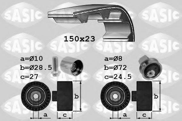 SASIC 1756053 Комплект ремня ГРМ