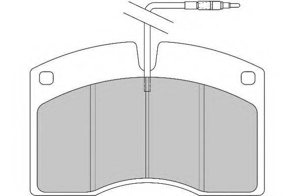 ABEX G6228 Комплект тормозных колодок, дисковый тормоз