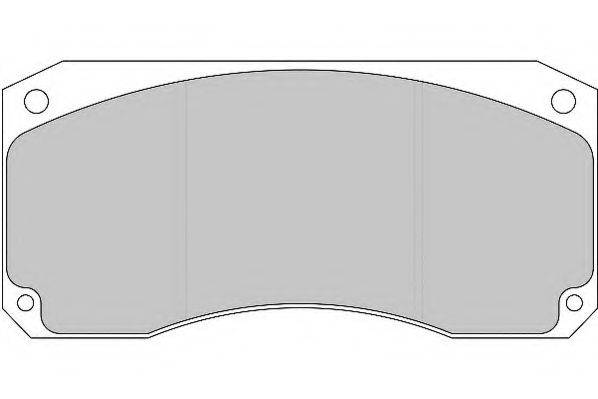 ABEX G6500 Комплект тормозных колодок, дисковый тормоз