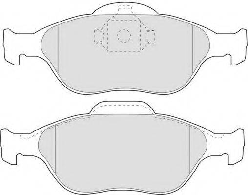 DURON DBP241394 Комплект тормозных колодок, дисковый тормоз