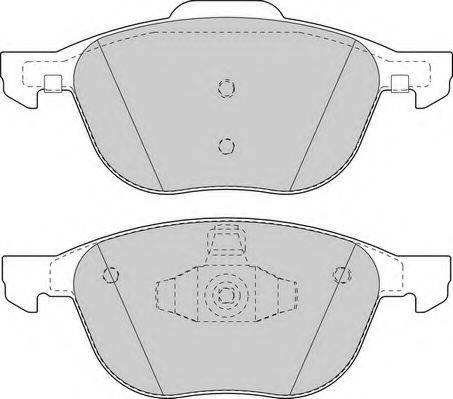 DURON DBP241594 Комплект тормозных колодок, дисковый тормоз