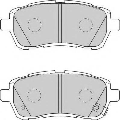 DURON DBP244179 Комплект тормозных колодок, дисковый тормоз