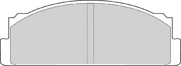 DURON DBP230029 Комплект тормозных колодок, дисковый тормоз