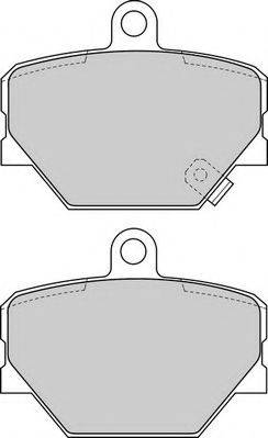 DURON DBP221162 Комплект тормозных колодок, дисковый тормоз