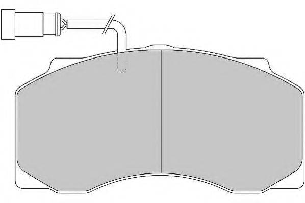 DURON DCV1042 Комплект тормозных колодок, дисковый тормоз