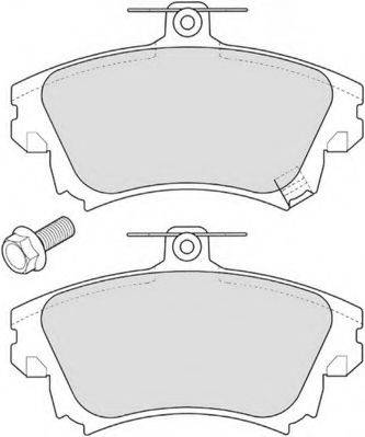 DURON DBP381384 Комплект тормозных колодок, дисковый тормоз