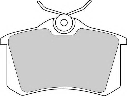 DURON DBP390541 Комплект тормозных колодок, дисковый тормоз