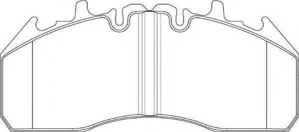 DURON DCV1989BFE Комплект тормозных колодок, дисковый тормоз