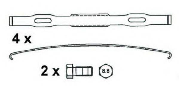 DURON DCV4377B Комплект тормозных колодок, дисковый тормоз