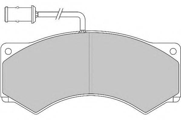 DURON DCV503 Комплект тормозных колодок, дисковый тормоз