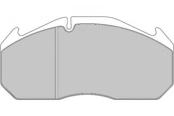 DURON DCV1583B Комплект тормозных колодок, дисковый тормоз