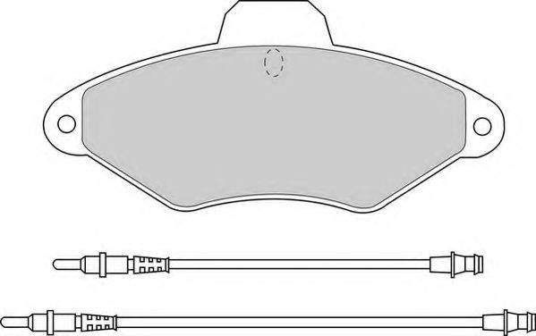 DURON DBP340874 Комплект тормозных колодок, дисковый тормоз