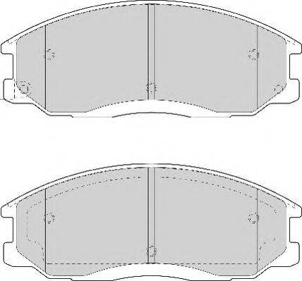 DURON DBP271605 Комплект тормозных колодок, дисковый тормоз
