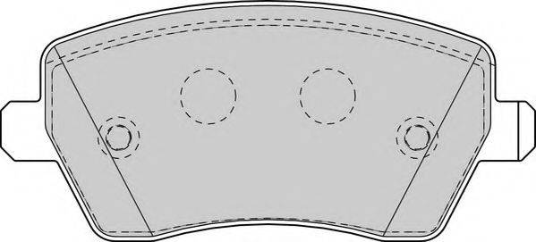 DURON DBP351617 Комплект тормозных колодок, дисковый тормоз