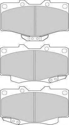 DURON DBP370797 Комплект тормозных колодок, дисковый тормоз