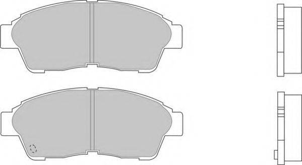 DURON DBP370867 Комплект тормозных колодок, дисковый тормоз