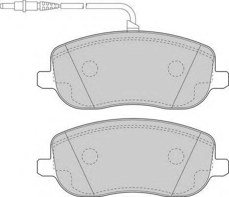 DURON DBP341556 Комплект тормозных колодок, дисковый тормоз
