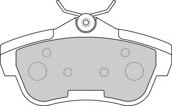 DURON DBP341772 Комплект тормозных колодок, дисковый тормоз