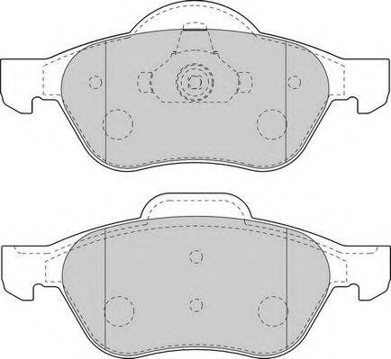 DURON DBP351440 Комплект тормозных колодок, дисковый тормоз