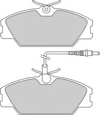 DURON DBP350406 Комплект тормозных колодок, дисковый тормоз