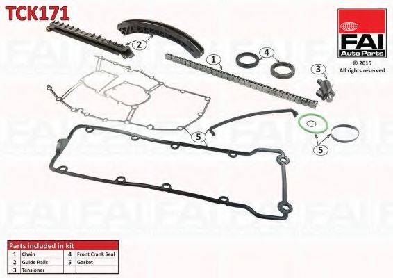 FAI AUTOPARTS TCK171 Комплект цели привода распредвала