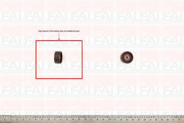 FAI AUTOPARTS T1264 Паразитный / Ведущий ролик, зубчатый ремень