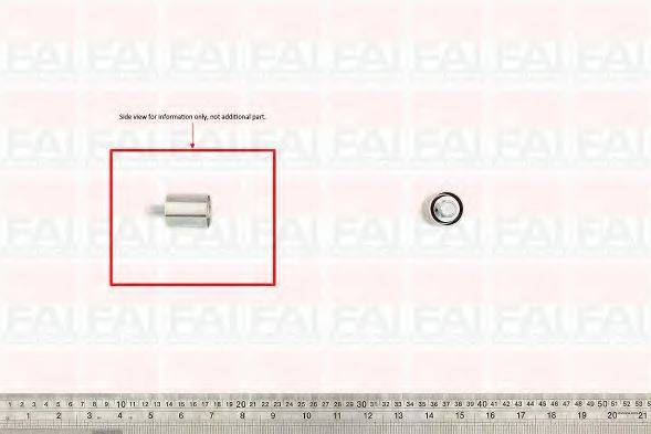 FAI AUTOPARTS T9362 Паразитный / Ведущий ролик, зубчатый ремень