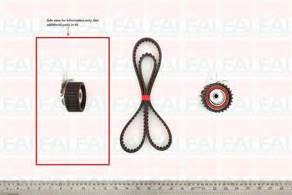 FAI AUTOPARTS TBK75 Комплект ремня ГРМ