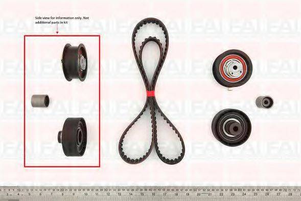 FAI AUTOPARTS TBK142 Комплект ремня ГРМ