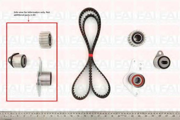 FAI AUTOPARTS TBK217 Комплект ремня ГРМ
