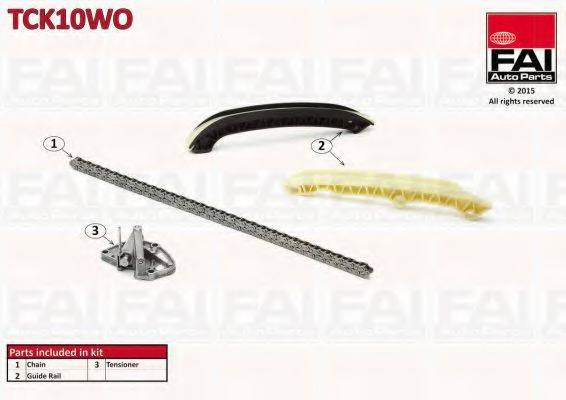 FAI AUTOPARTS TCK10WO Комплект цели привода распредвала