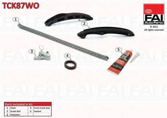 FAI AUTOPARTS TCK87WO Комплект цели привода распредвала