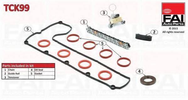 FAI AUTOPARTS TCK99 Комплект цели привода распредвала