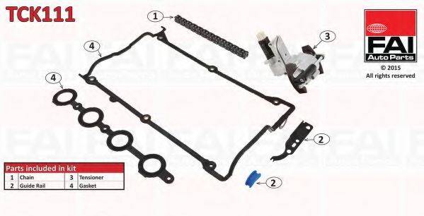 FAI AUTOPARTS TCK111 Комплект цели привода распредвала