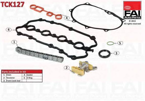 FAI AUTOPARTS TCK127 Комплект цели привода распредвала