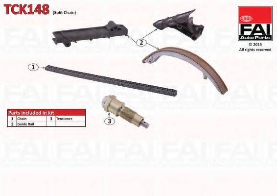 FAI AUTOPARTS TCK148 Комплект цели привода распредвала