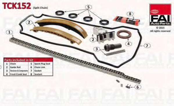 FAI AUTOPARTS TCK152 Комплект цели привода распредвала