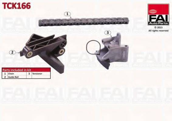 FAI AUTOPARTS TCK166 Комплект цели привода распредвала