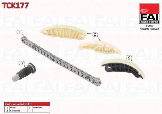 FAI AUTOPARTS TCK177 Комплект цели привода распредвала