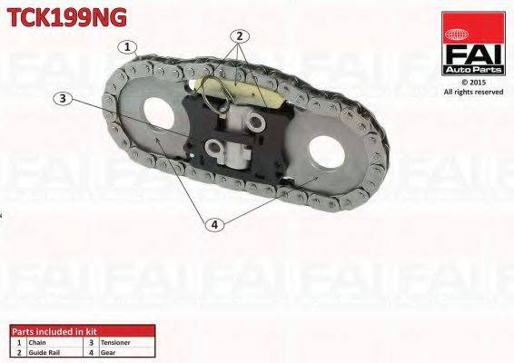 FAI AUTOPARTS TCK199NG Комплект цели привода распредвала