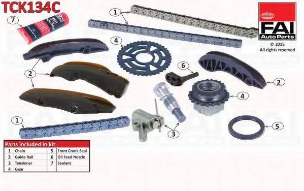 FAI AUTOPARTS TCK134C Комплект цели привода распредвала