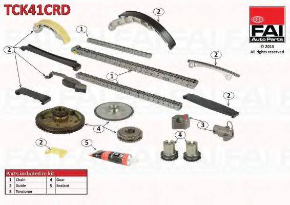 FAI AUTOPARTS TCK41CRD Комплект цели привода распредвала