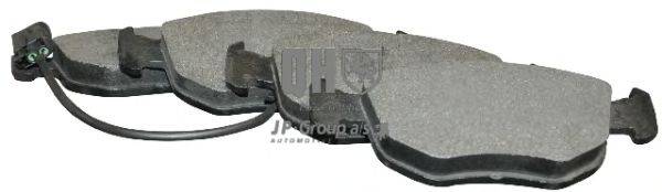 JP GROUP 1563602119 Комплект тормозных колодок, дисковый тормоз