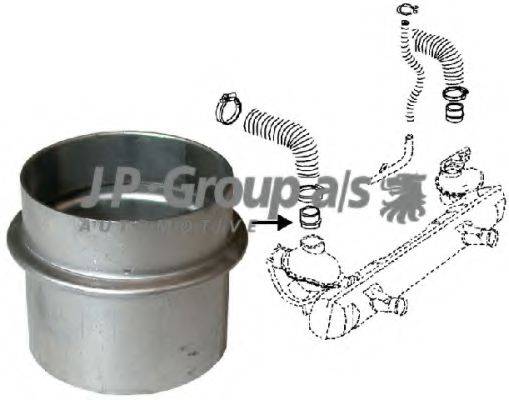 JP GROUP 8121500100 Трубопровод, теплообменник